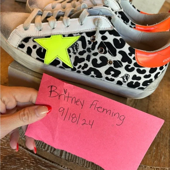 Golden Goose Super Stars size 37 (7-7.5) women’s - Picture 2 of 5